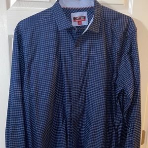 Johnston & Murphy XC4 collection extreme comfort dark Navy dress casual XX shirt